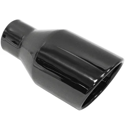 Końcówka tłumika 89mm wejście 51mm Black Chrome