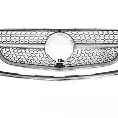Grill diamond silver black mercedes vito w447 19-23