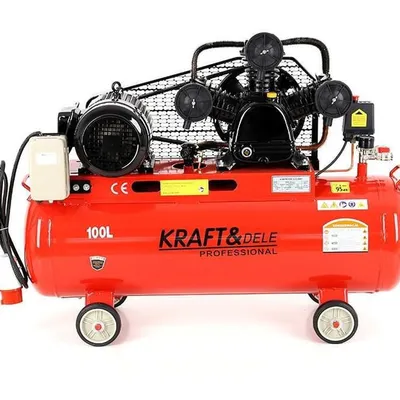 Kompresor olejowy 100L  3 Tłoki KD1477 + Seperator