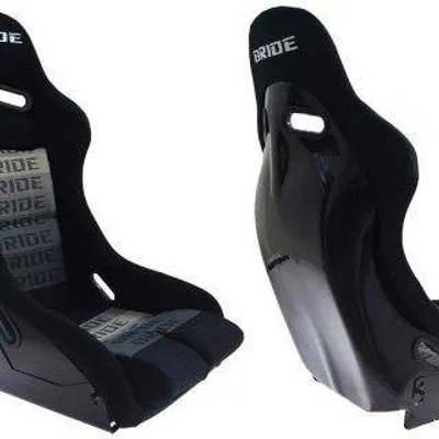 Fotel sportowy GTR Welur Bride Black Grey