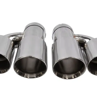 Końcówka Tłumika Typ:28 89mmx2 wejście 70mm  Zestaw