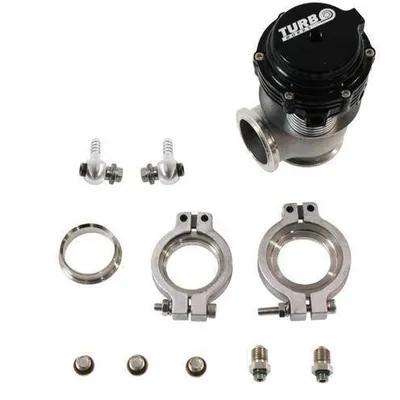 Wastegate zewnętrzny TurboWorks 38mm chłodzony wodą 2,5 Bar V-Band Black