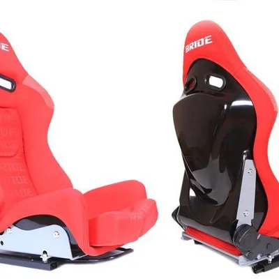 Fotel sportowy LOW MAX K608 Welur Bride Red