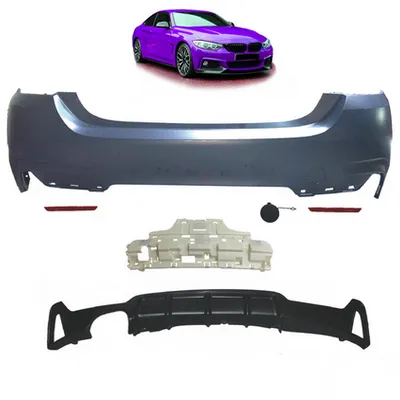 Tylny zderzak sport zestaw z dyfuzorem BMW 4 F32 F33 F36 2013-2021