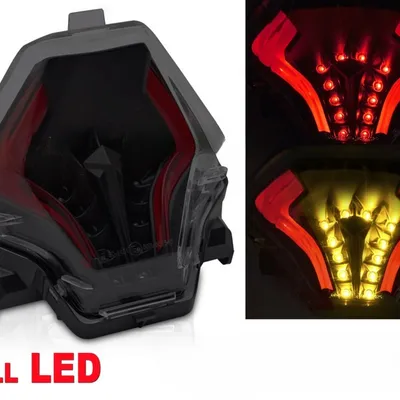 Lampa tylna LED Smoke Black do Yamaha YZF-R25, YZF-R3, MT-07 / FZ-07 2014–2019