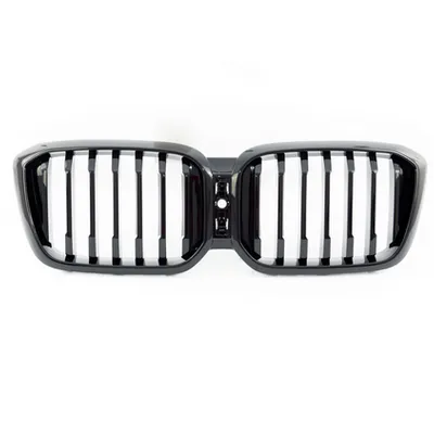 Grill sportowy pojedyncze żeberka Gloss Black BMW X3 G01 F97 X4 G02 F98 Facelift 2021-obecnie
