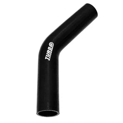 Kolanko 45st TurboWorks Black 40mm XL