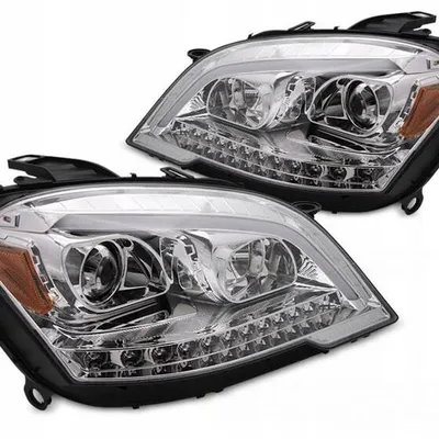 Lampy przednie Mercedes W164 ML M-KLASA 09-11 CHRO