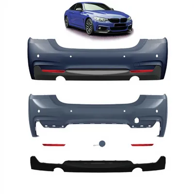 Tylny zderzak sport PDC zestaw z dyfuzorem BMW 4 F32 F33 F36 2013-2021