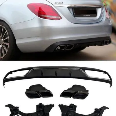 Dyfuzor mercedes w205 avandarde standard black