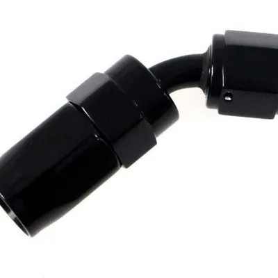 Końcówka 45° AN6 zaciskana BLACK