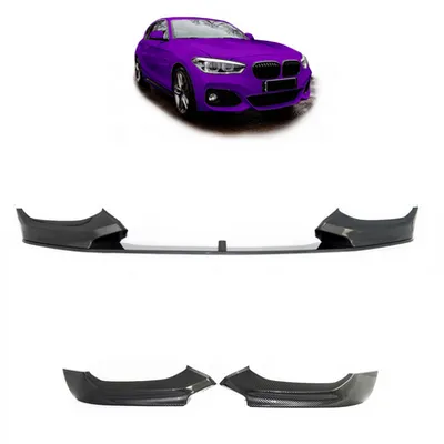 Dokładka przedniego zderzaka Carbon Look BMW 1 F20 F21 Facelift 2015-2019