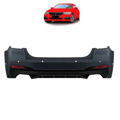Tylny zderzak sport PDC zestaw z dyfuzorem BMW 5 G30 LCI 2020-2023