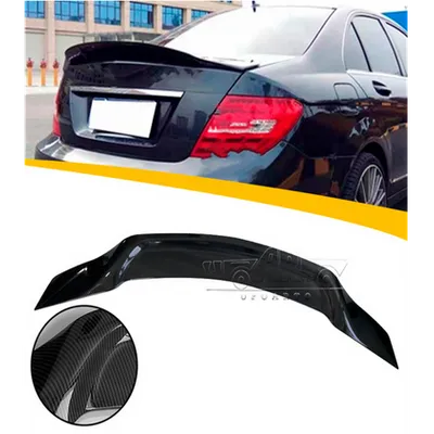 Lotka Lip Spoiler Gloss Black MERCEDES C-Class W204 2007-2015