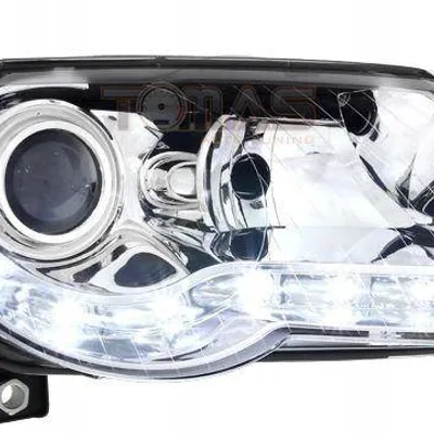 Reflektory przednie VW Passat B6 CHROM DAYLIGHT