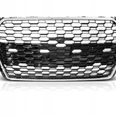 Grill Atrapa Audi A4 B9 15-19r Rs4 Style Chrom BLK