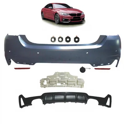 Tylny zderzak sport PDC zestaw z dyfuzorem BMW 4 F32 F33 F36 2013-2021