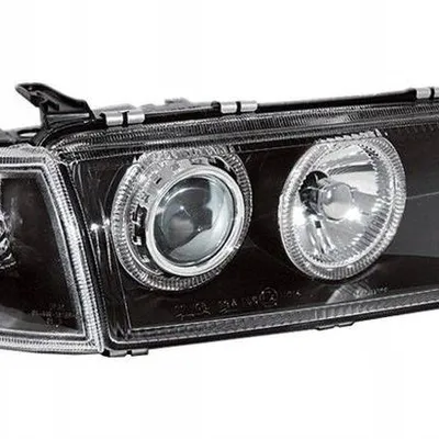 Reflektory przednie Opel Vectra A BLACK RINGI