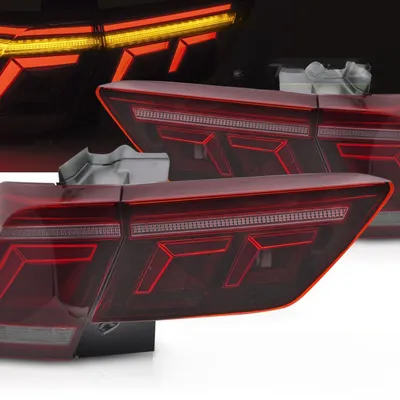 Lampy Tylne LED BAR VW Tiguan II 2020–2024 Red