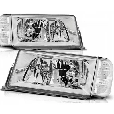 Lampy przednie Mercedes W201/190 12.82-05.93 chrom