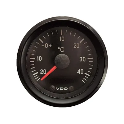 Wskaźnik temperatury zewnętrznej VDO -25/+40C 52mm 12V CV
