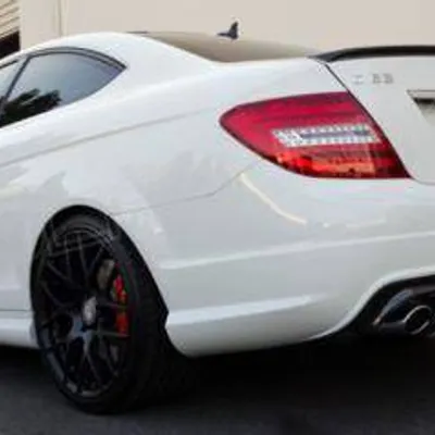 Spoiler mercedes c204 amg 2d 08- abs glossy black