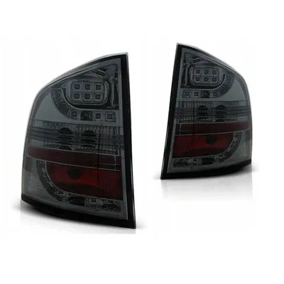 Lampy diodowe skoda octavia ii kombi 04- smoke led