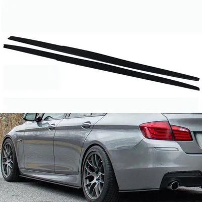 Listwy pod progi bmw f10 f11 f18 mp glossy black
