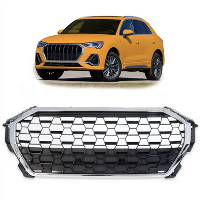 Grill sportowy Chrome & Gloss Black AUDI Q3 SUV przed liftem 2019-obecnie