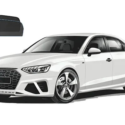 Zasłonki osłony tylnych szyb AUDI A4 B9 sedan 2015-2024