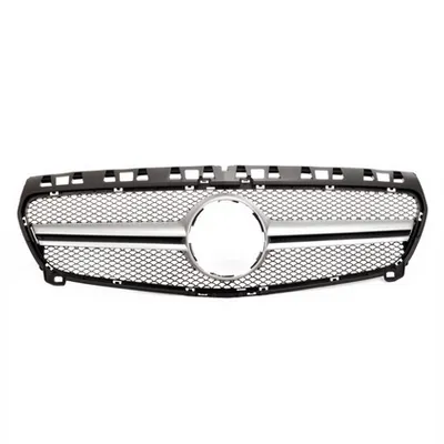 Grill sportowy Matt Silver A-Type MERCEDES A-Class W176 przed liftem 2012-2015