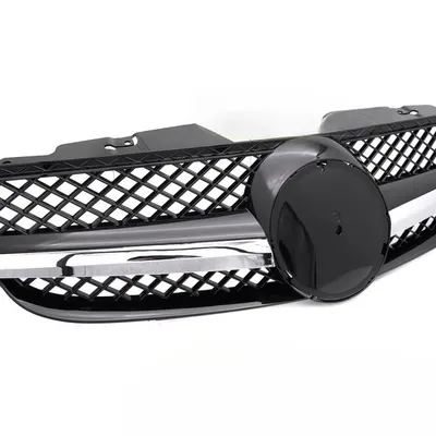 Grill Mercedes SL R230 2006-2008 Sport Style Chrome Black