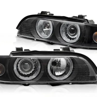 Lampy xenon d2s ringi black do BMW E39 lci 00-03