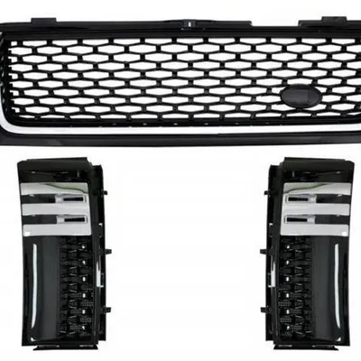Grill wloty range rover vogue l322 10-12 black ed