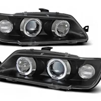 Lampy Peugeot 206 Od 2002 H7/H7 Ringi Chrome