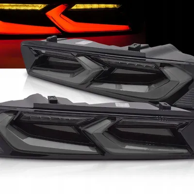 Lampy diodowe smoke black LED do Chevrolet Camaro