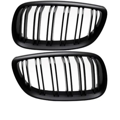 Grill bmw e92 06-10 czarny matt podwójne ramiona