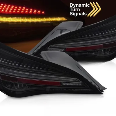 Lampy tylne do Mercedesa CLA C117 black smoke LED