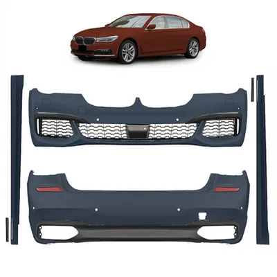 Zestaw dokładek zderzaków PDC SRA BMW 7 G11 przed liftem 2015-2018