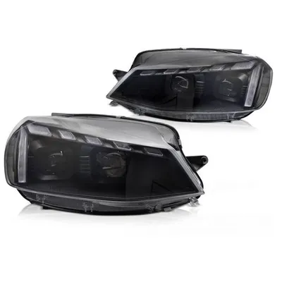 Lampy przednie VW Golf 7 17-19 LED drl seq black