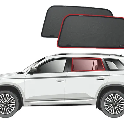 Zasłonki osłony tylnych szyb SKODA KODIAQ 2016-2024