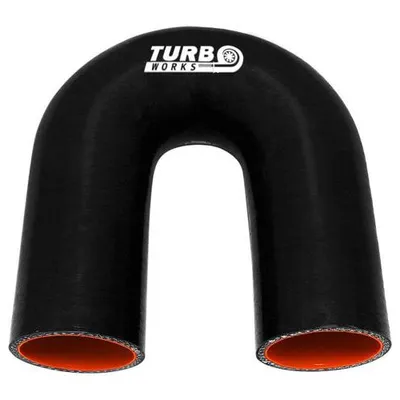 Kolanko 180st TurboWorks Pro Black 60mm