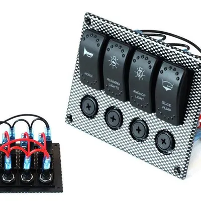 Przełączniki 12/24V x4, 4xB IP68