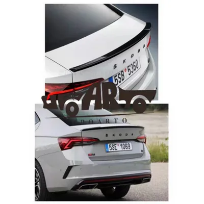 Lotka Lip Spoiler Gloss Black SKODA OCTAVIA IV 2021-obecnie