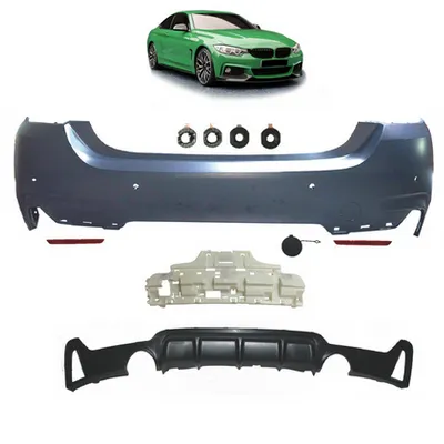 Tylny zderzak sport PDC zestaw z dyfuzorem BMW 4 F32 F33 F36 2013-2021