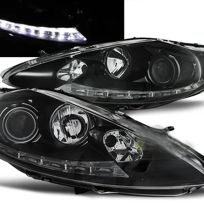 Lampy Reflektory Ford Fiesta Mk7 08.08-09.12 Daylight Black