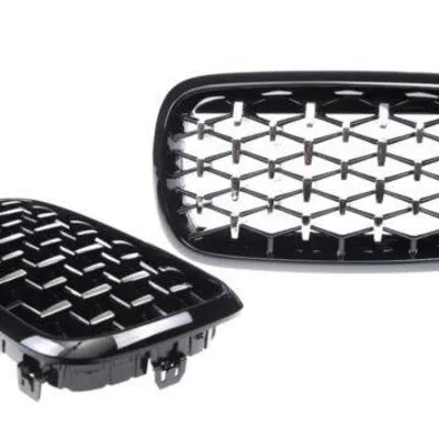 Grill do bmw x5 f15 x6 f16 diamant gloss black chr