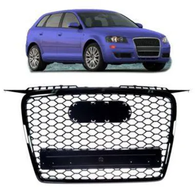Grill audi a3 8p 05-08 rs style glossy black