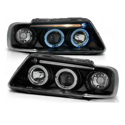 Reflektory Audi A3 96-00 Soczewki Ringi Black