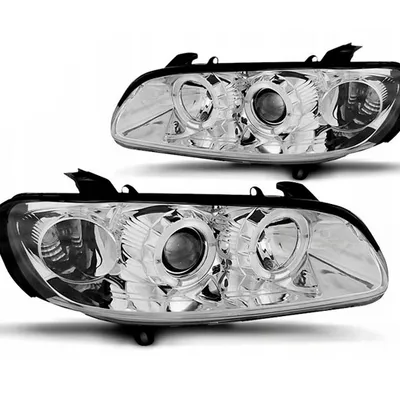 Lampy Reflektory Opel Omega B 94-99 Ringi Chrome